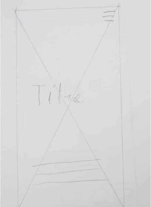 première image d'un prototype papier