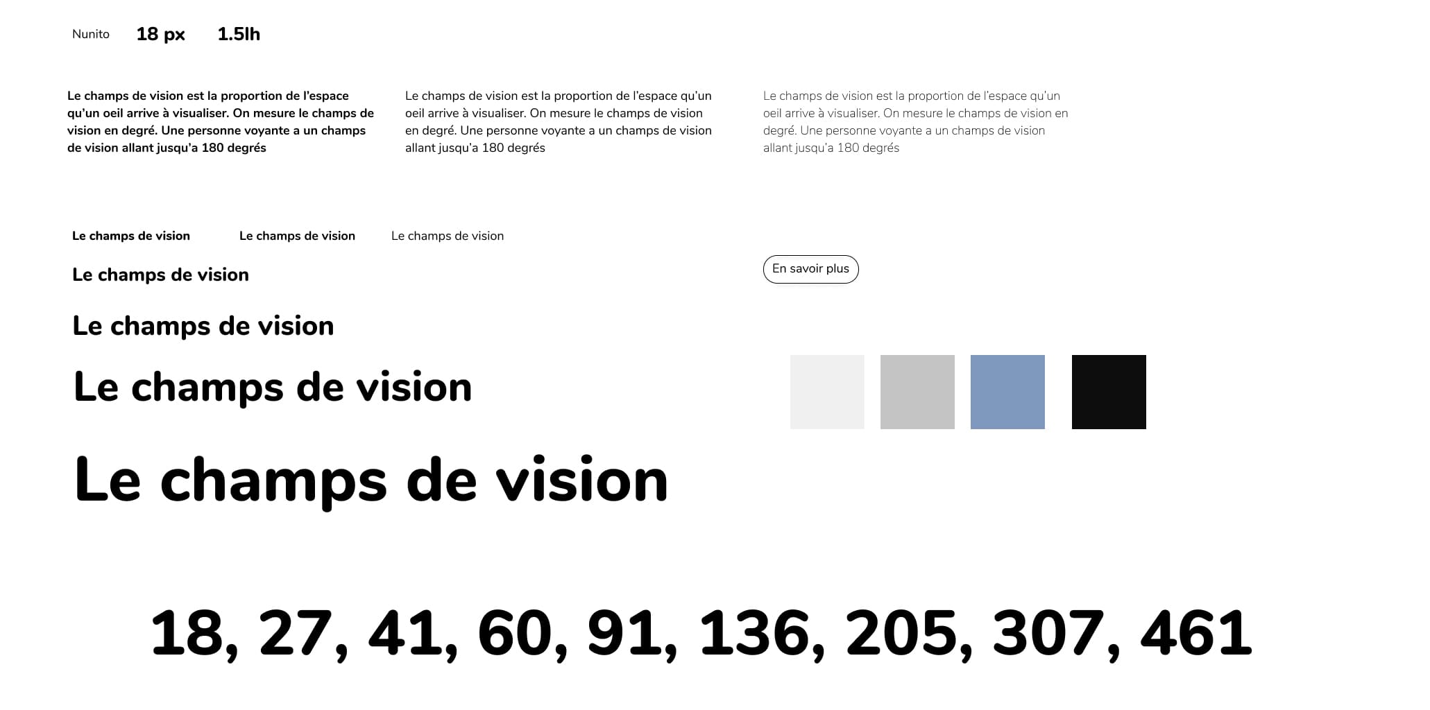 illustration du choix de la typographie